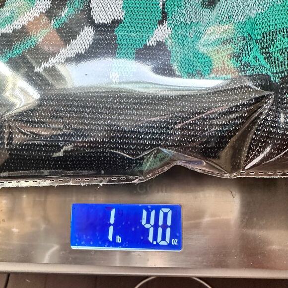 Misook Sweater Womens Large Green Cardigan Jacket Abstract Artsy Career Preppy - Picture 12 of 13